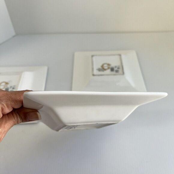 C Wonder Set Of 3 Trinket Dish Nautical Beach House Candy Dish 6.5” - Picture 10 of 12